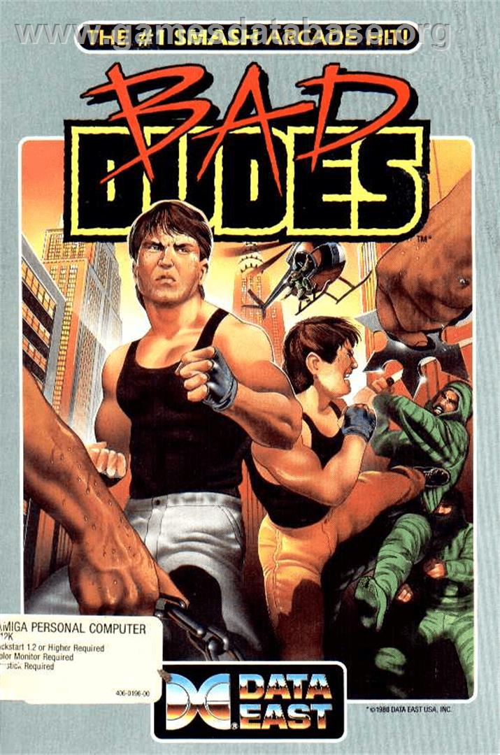 Bad Dudes - Commodore Amiga - Artwork - Box