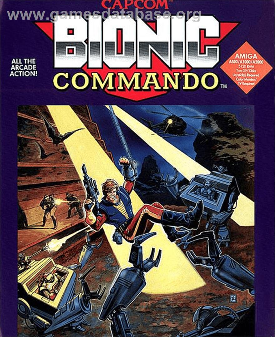 Bionic Commando - Commodore Amiga - Artwork - Box