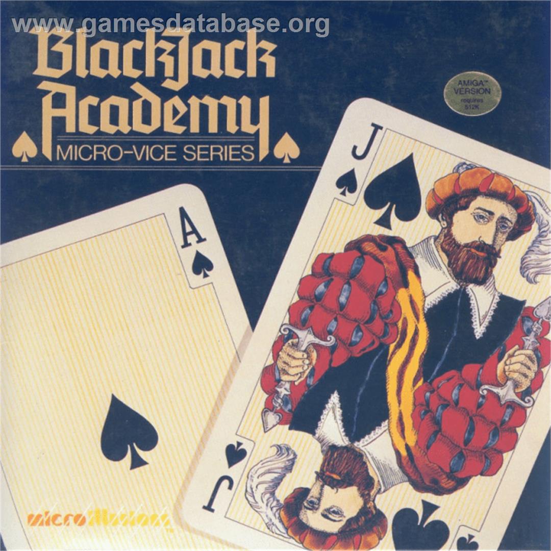 Blackjack Academy - Commodore Amiga - Artwork - Box