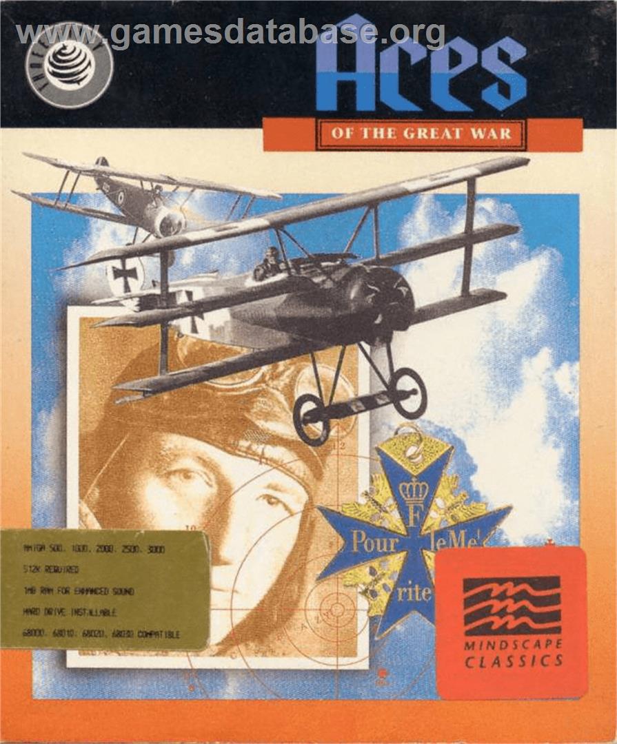 Blue Max: Aces of the Great War - Commodore Amiga - Artwork - Box