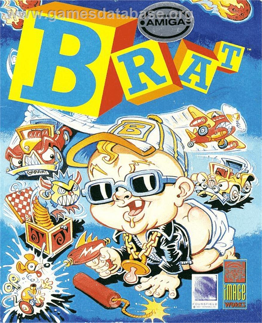 Brat - Commodore Amiga - Artwork - Box