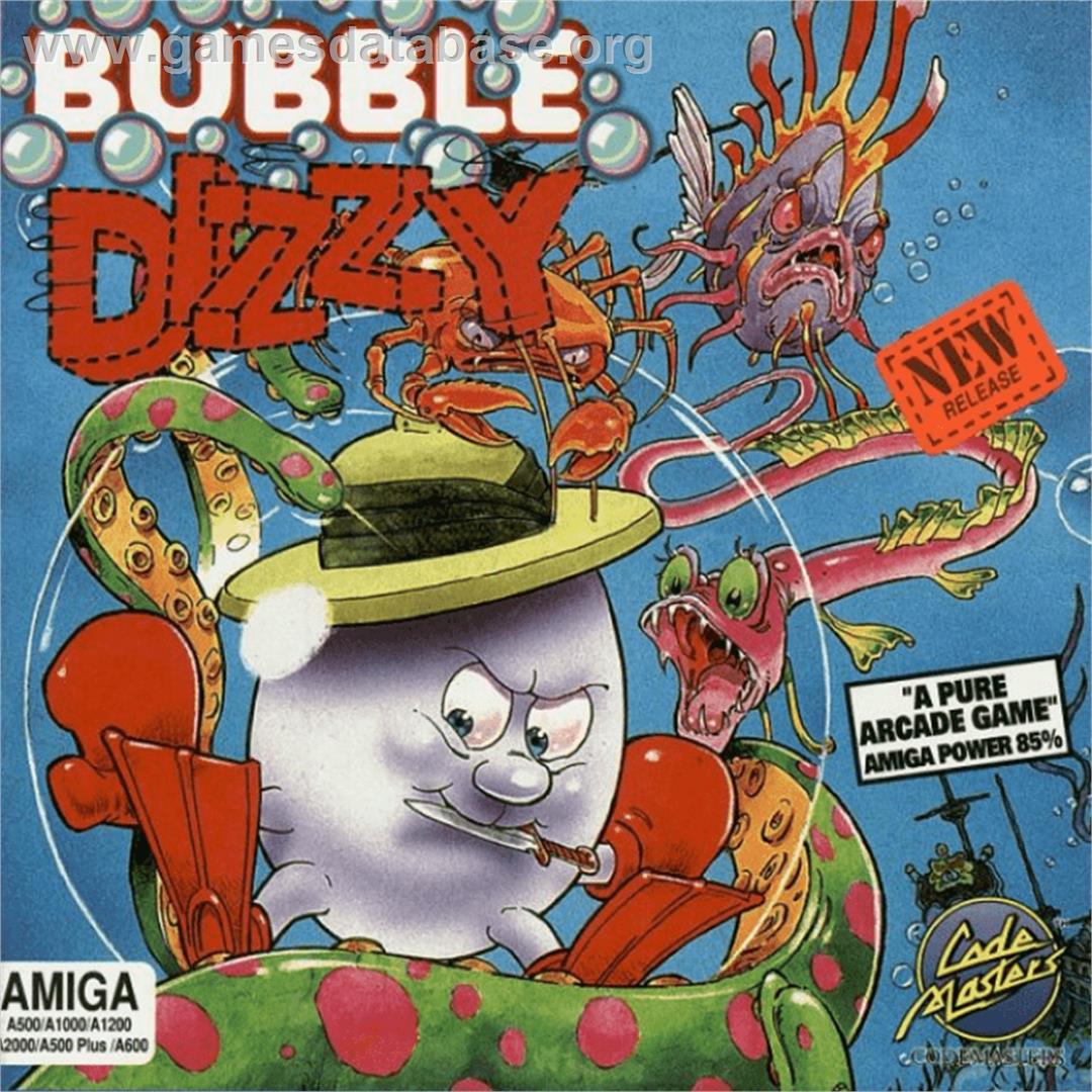 Bubble Dizzy - Commodore Amiga - Artwork - Box