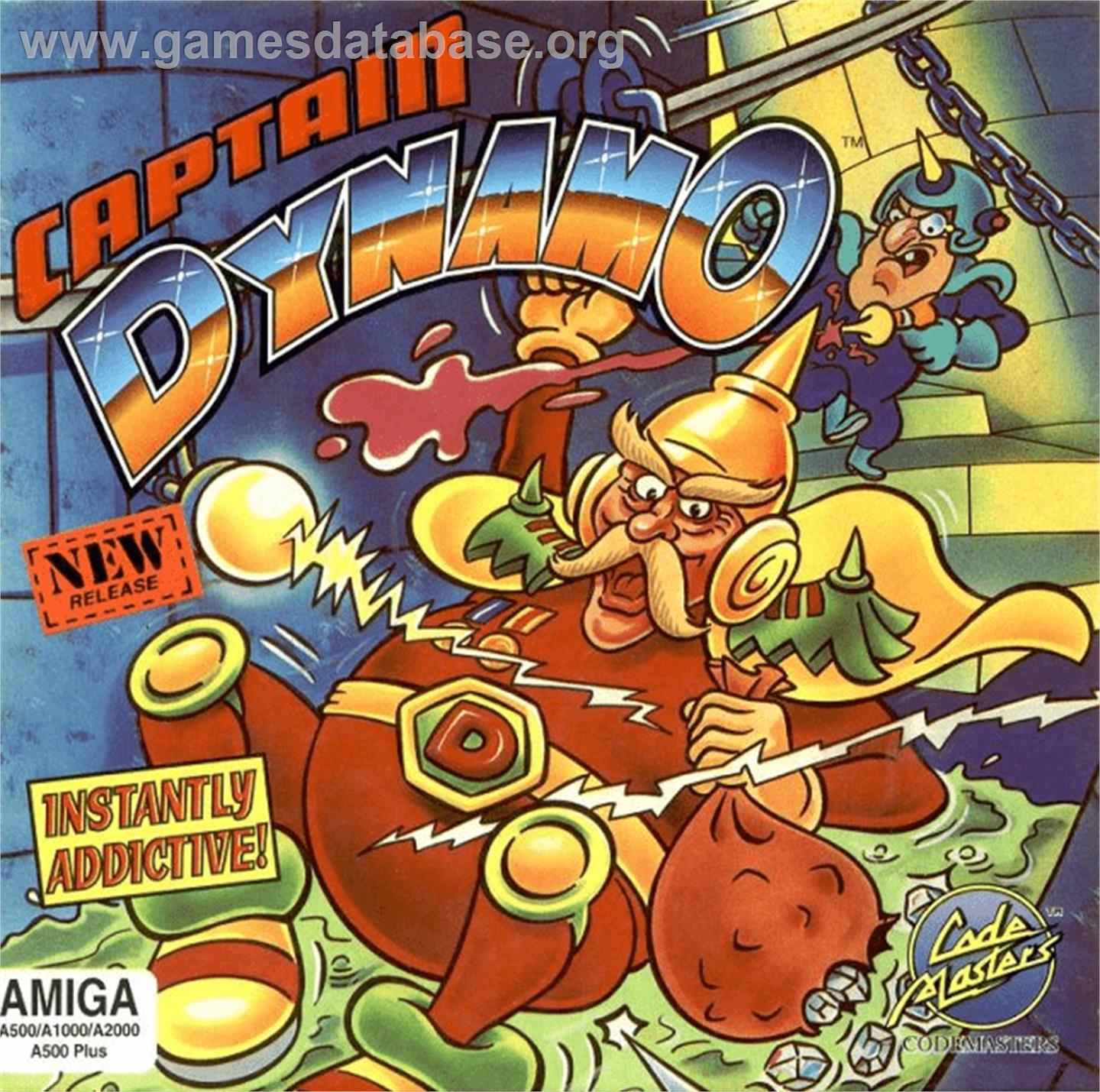Captain Dynamo - Commodore Amiga - Artwork - Box
