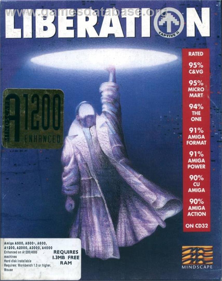 Captive 2 - Liberation - Commodore Amiga - Artwork - Box