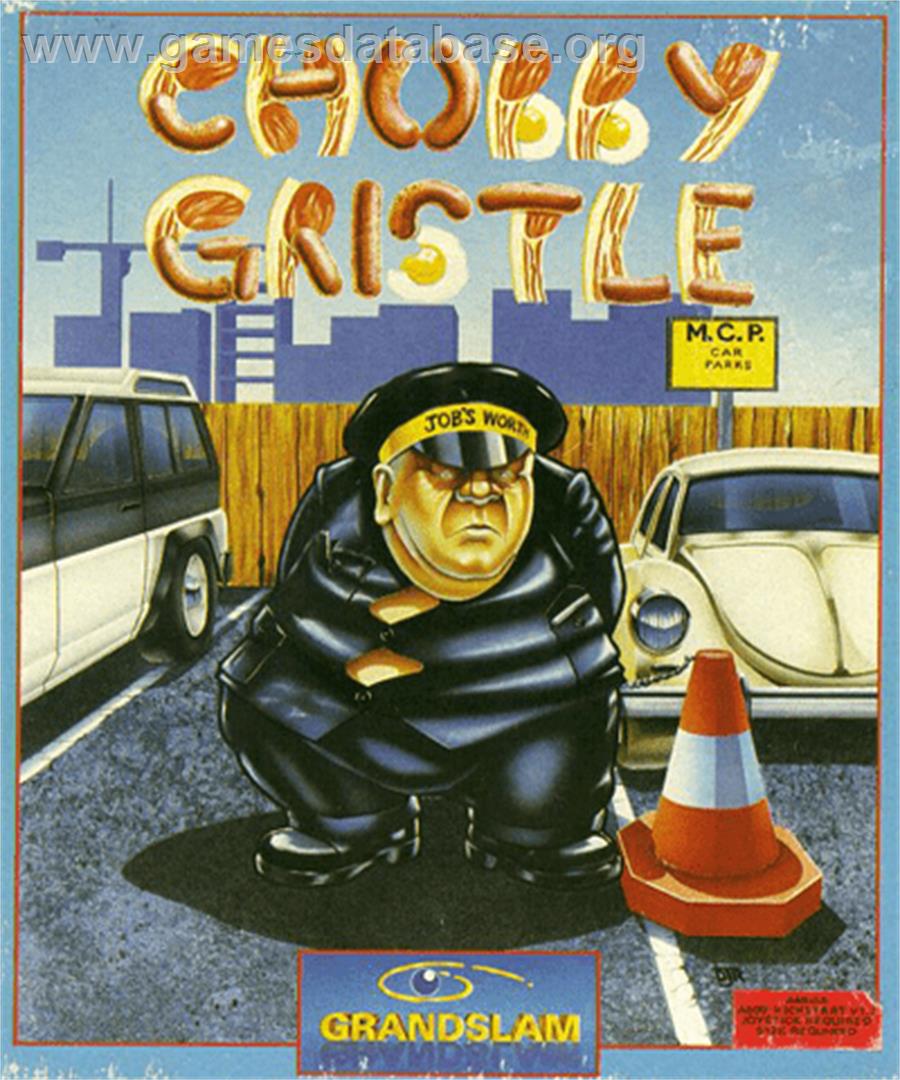 Chubby Gristle - Commodore Amiga - Artwork - Box