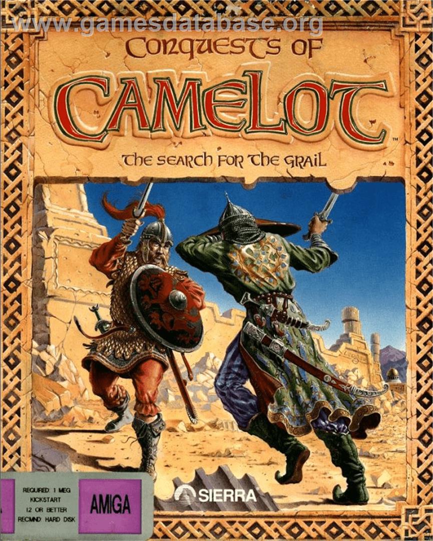 Conquests of Camelot: The Search for the Grail - Commodore Amiga - Artwork - Box
