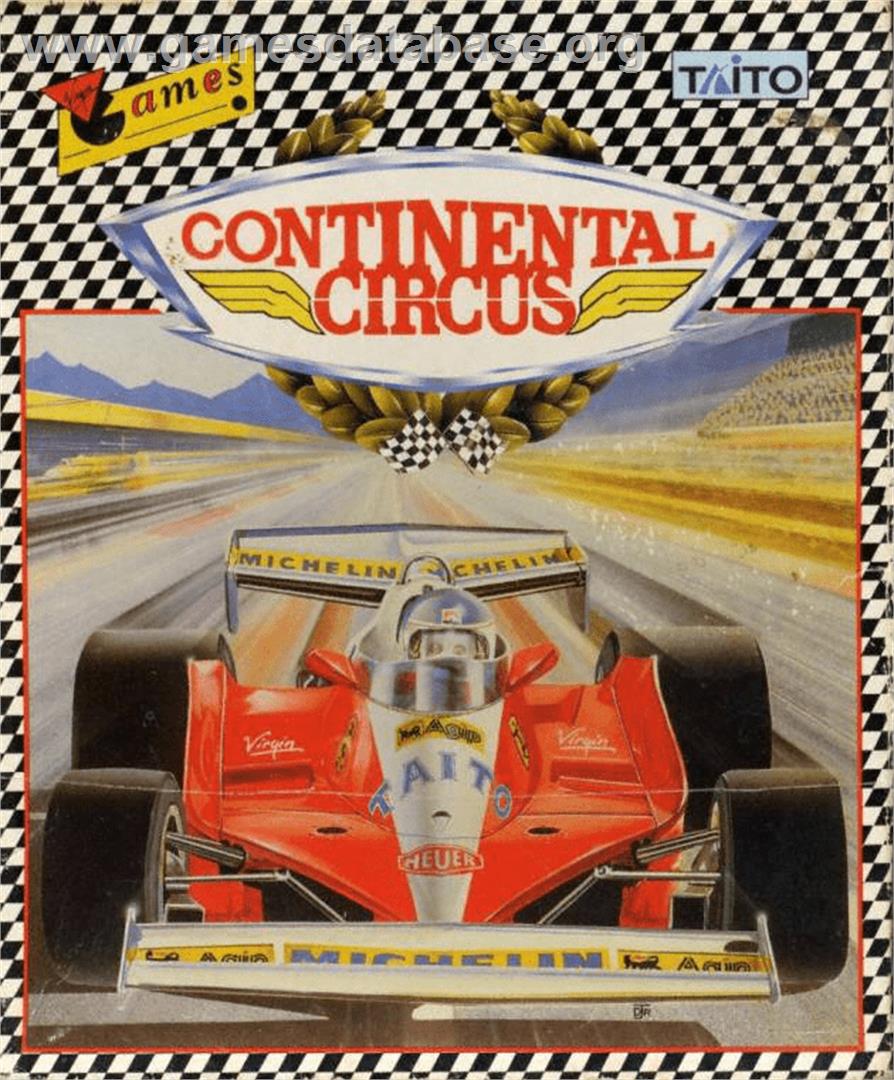 Continental Circus - Commodore Amiga - Artwork - Box