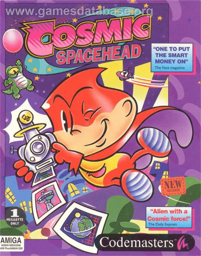Cosmic Spacehead - Commodore Amiga - Artwork - Box