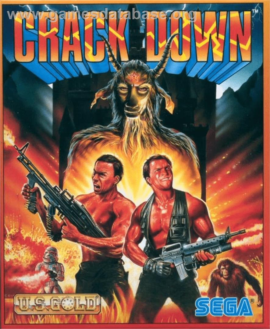 Crack Down - Commodore Amiga - Artwork - Box