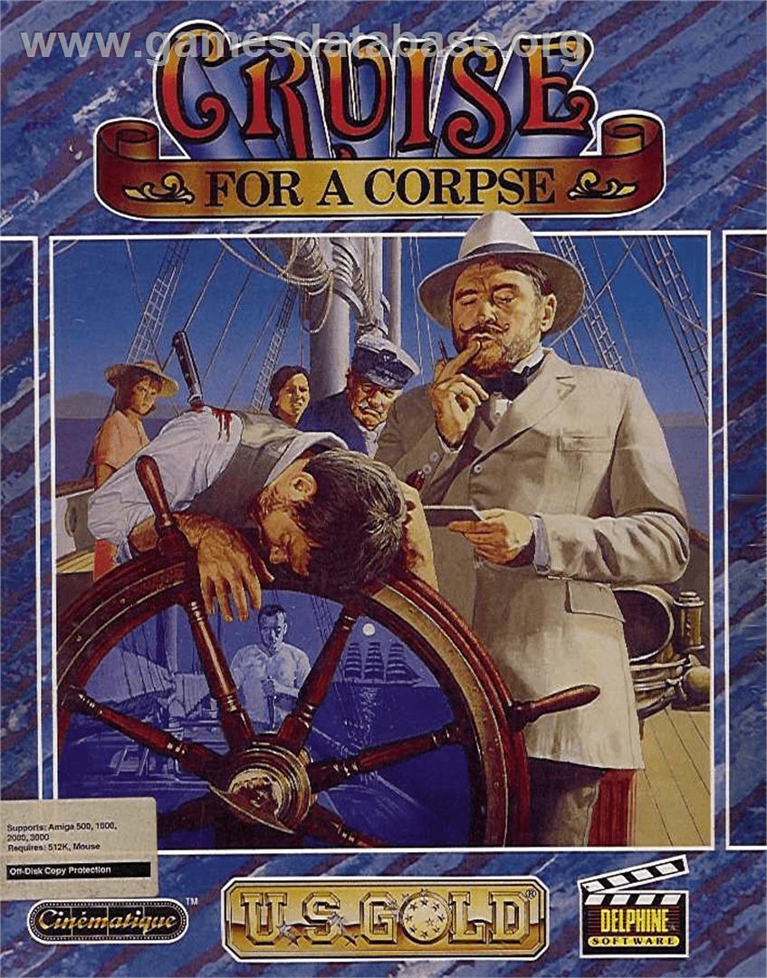 Cruise for a Corpse - Commodore Amiga - Artwork - Box