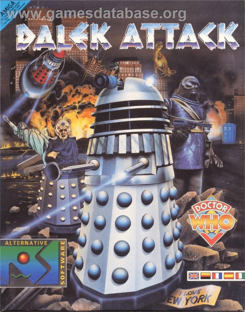 Dalek Attack - Commodore Amiga - Artwork - Box