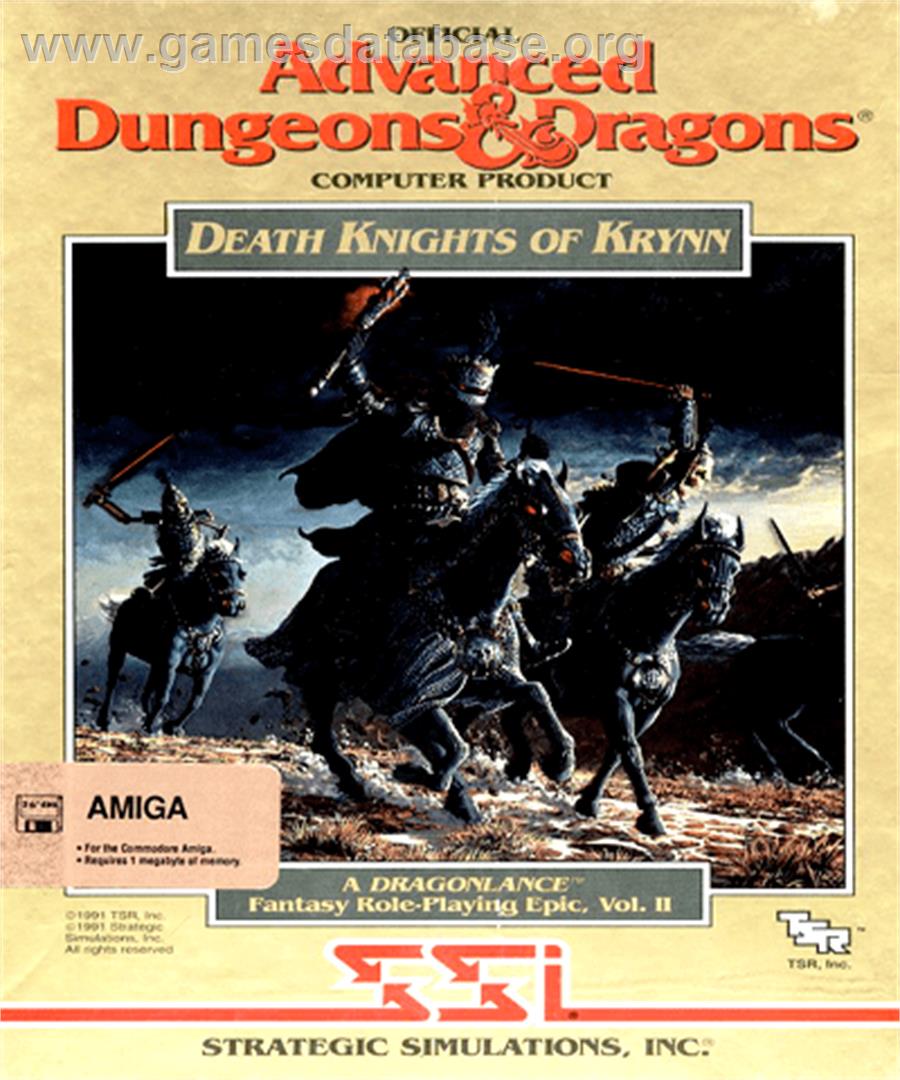 Death Knights of Krynn - Commodore Amiga - Artwork - Box