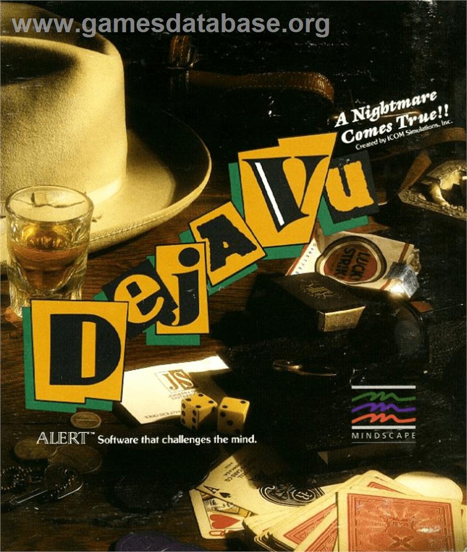 Deja Vu: A Nightmare Comes True - Commodore Amiga - Artwork - Box