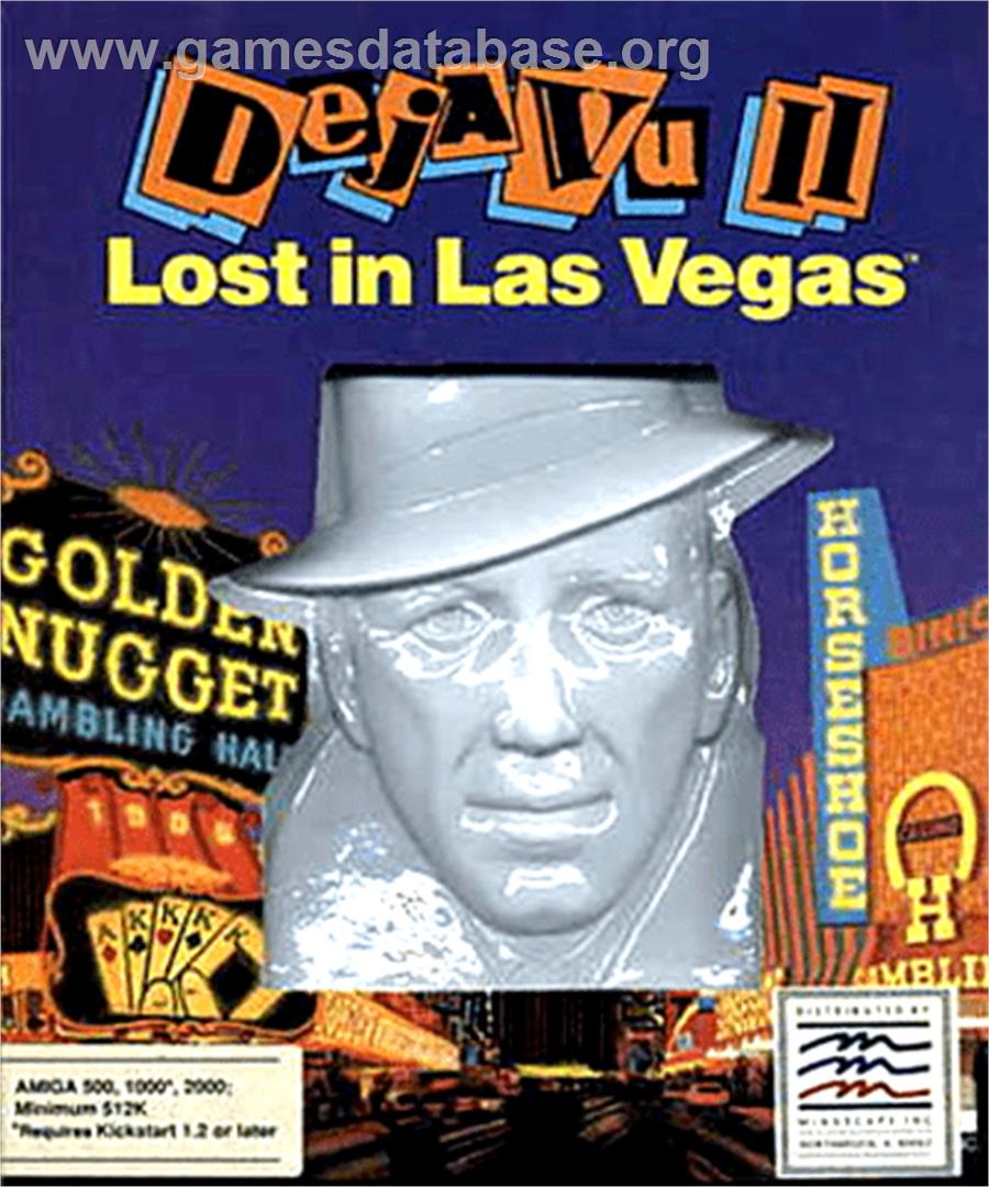 Deja Vu 2: Lost in Las Vegas - Commodore Amiga - Artwork - Box
