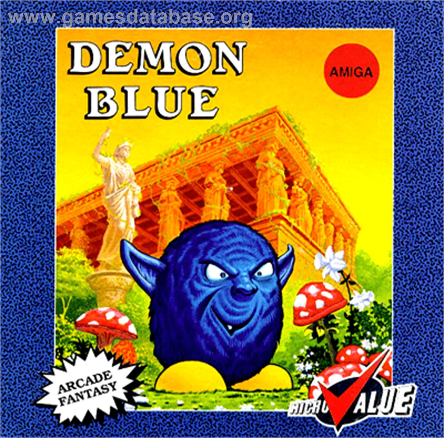 Demon Blue - Commodore Amiga - Artwork - Box