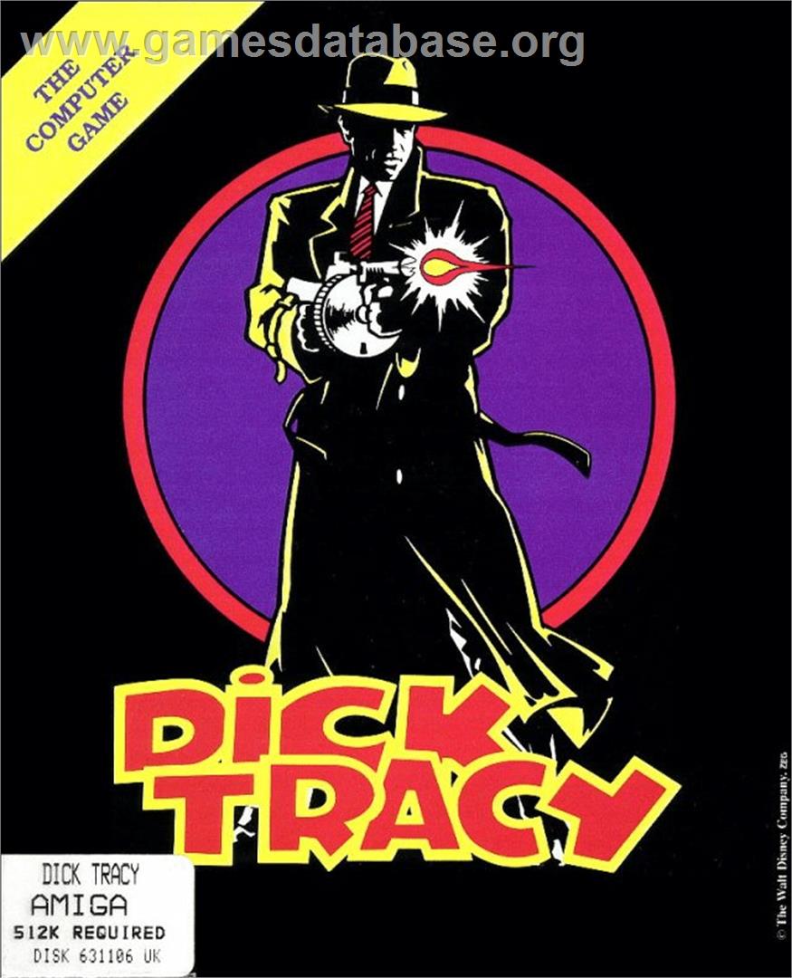 Dick Tracy - Commodore Amiga - Artwork - Box