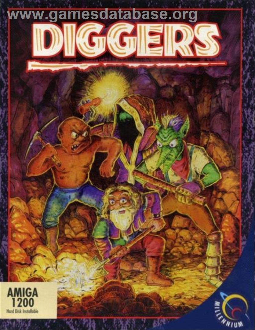 Diggers - Commodore Amiga - Artwork - Box