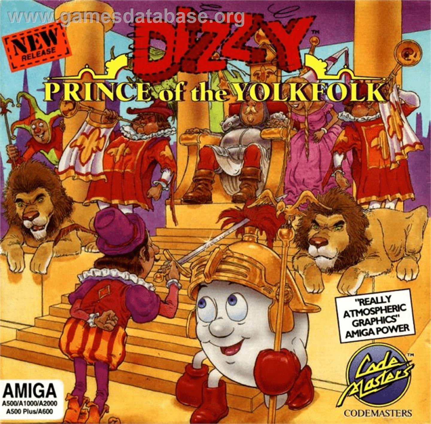 Dizzy: Prince of the Yolkfolk - Commodore Amiga - Artwork - Box