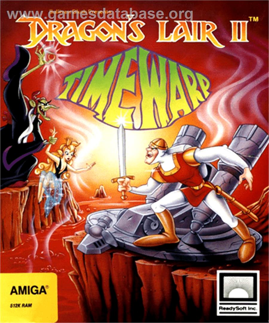 Dragon's Lair 2: Escape from Singe's Castle - Commodore Amiga - Artwork - Box