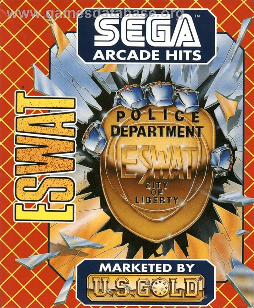 E-SWAT: Cyber Police - Commodore Amiga - Artwork - Box
