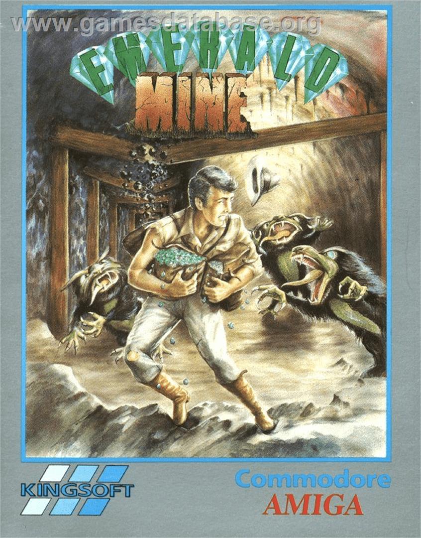 Emerald Mine - Commodore Amiga - Artwork - Box