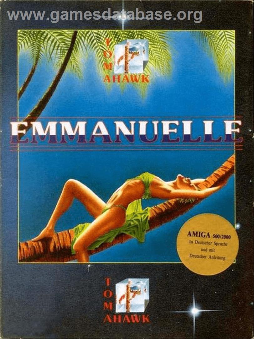 Emmanuelle: A Game of Eroticism - Commodore Amiga - Artwork - Box