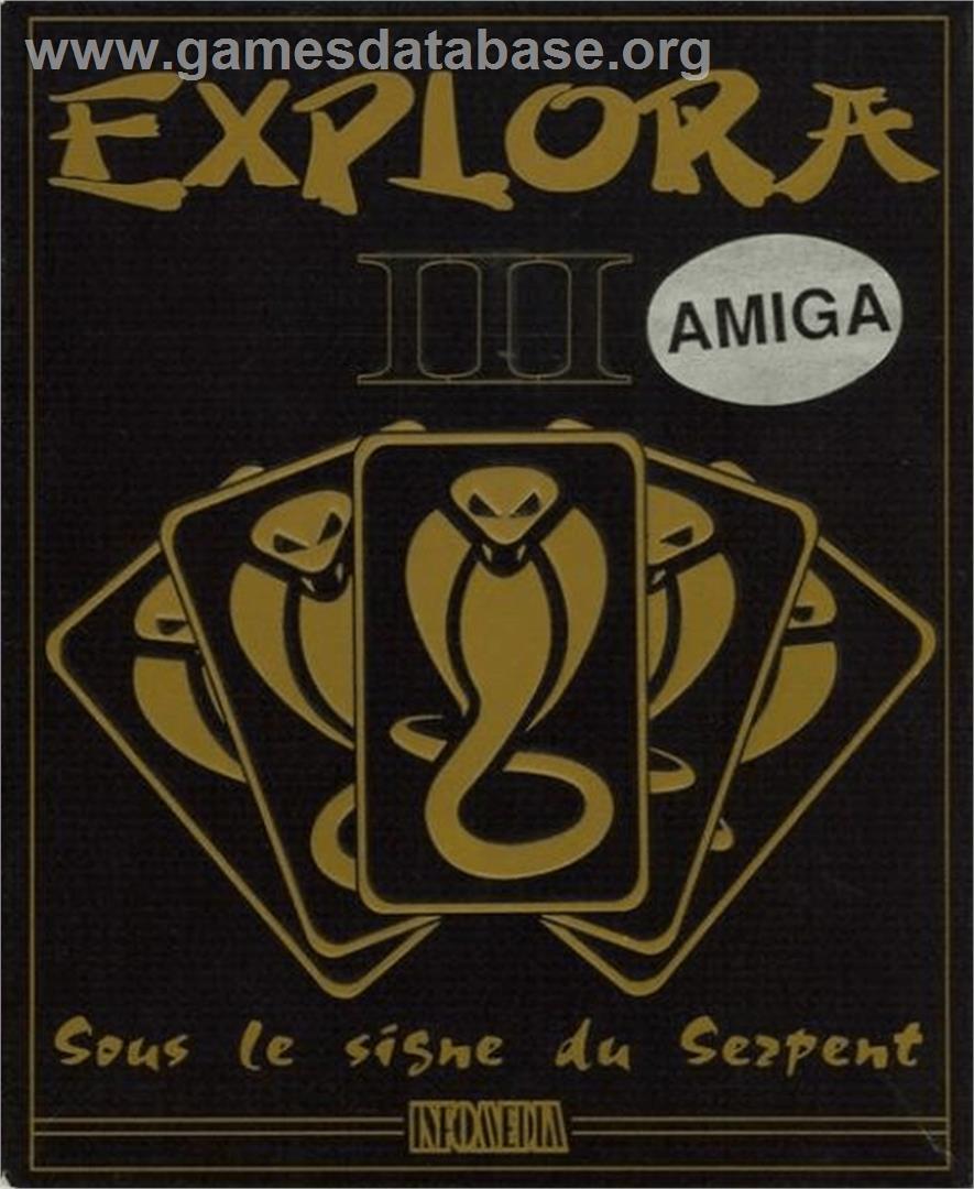 Explora III: Sous Le Signe Du Serpent - Commodore Amiga - Artwork - Box