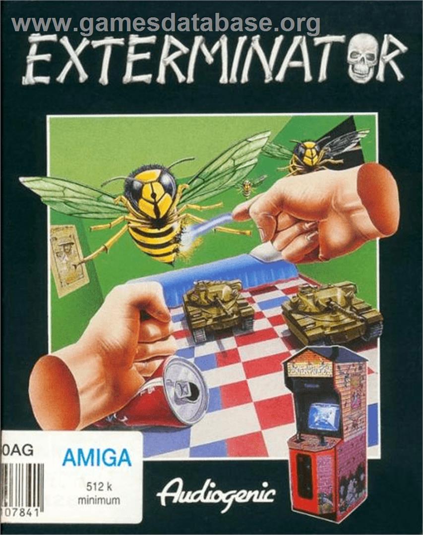 Exterminator - Commodore Amiga - Artwork - Box