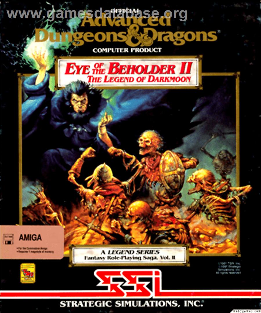 Eye of the Beholder II: The Legend of Darkmoon - Commodore Amiga - Artwork - Box