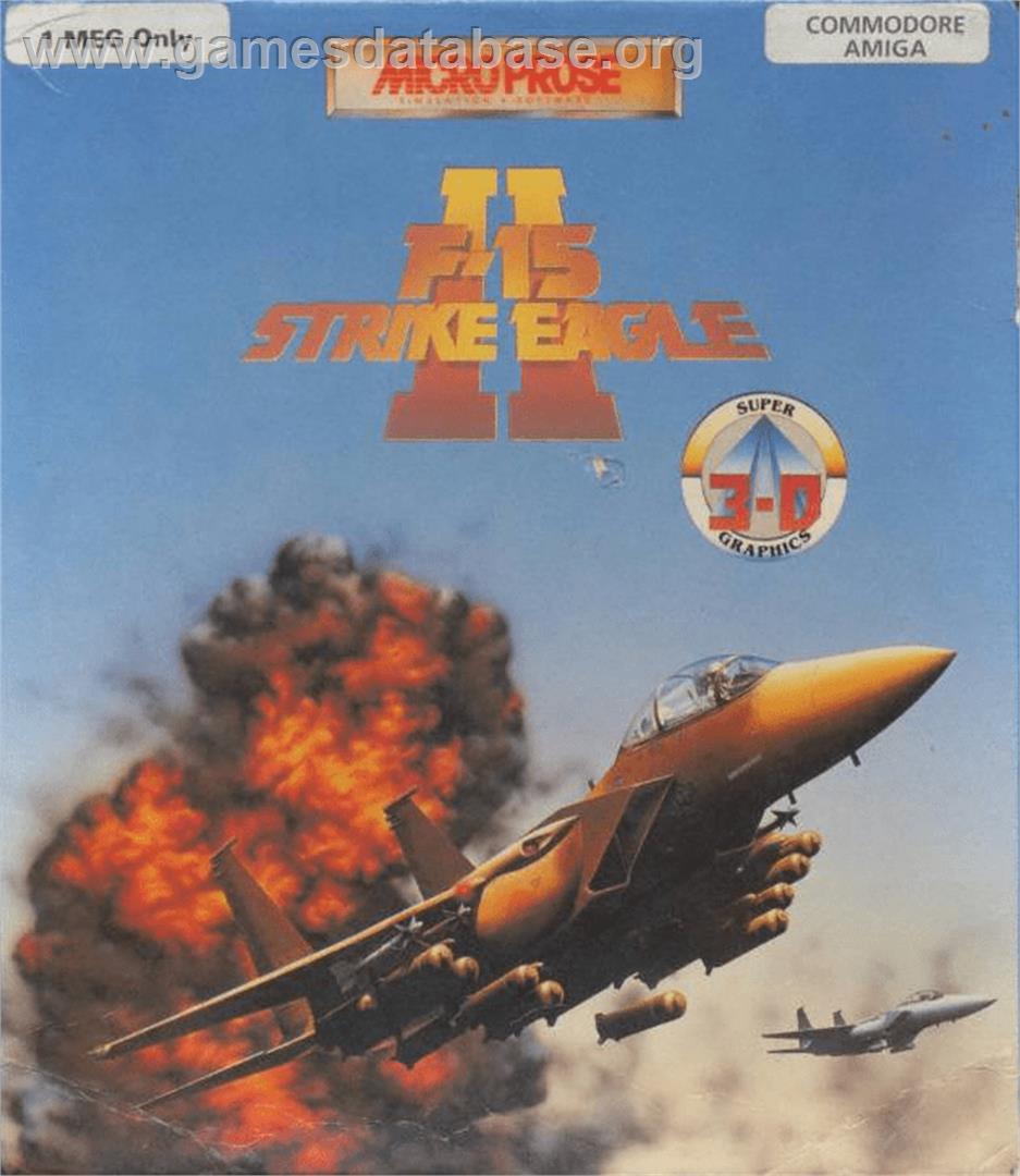 F-15 Strike Eagle 2 - Commodore Amiga - Artwork - Box