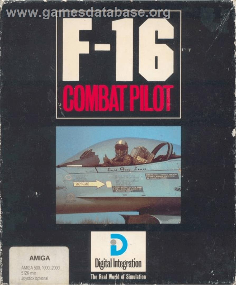 F-16 Combat Pilot - Commodore Amiga - Artwork - Box