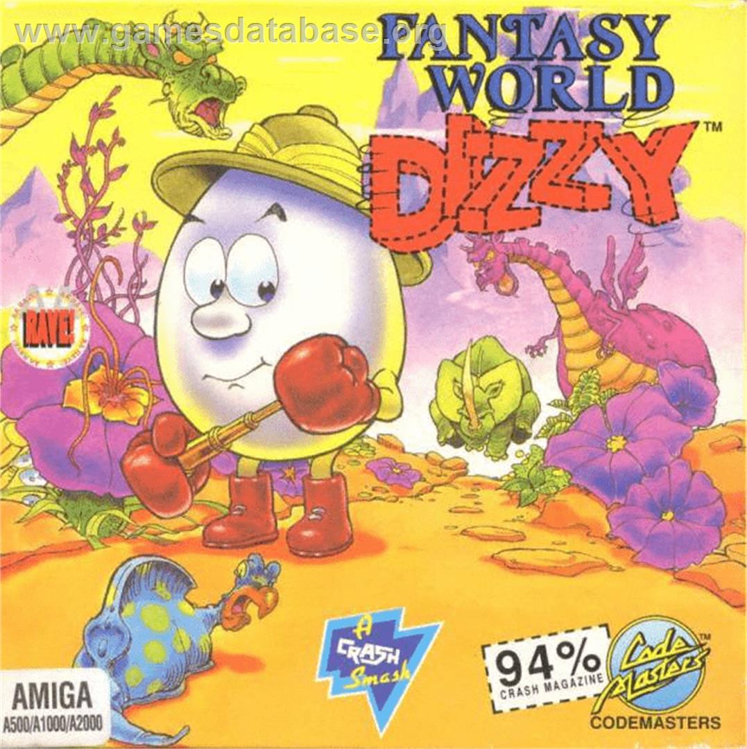Fantasy World Dizzy - Commodore Amiga - Artwork - Box