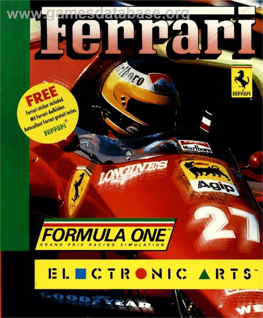 Ferrari Formula One - Commodore Amiga - Artwork - Box