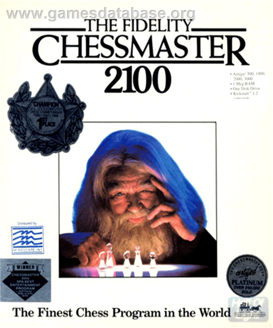 Fidelity Chessmaster 2100 - Commodore Amiga - Artwork - Box