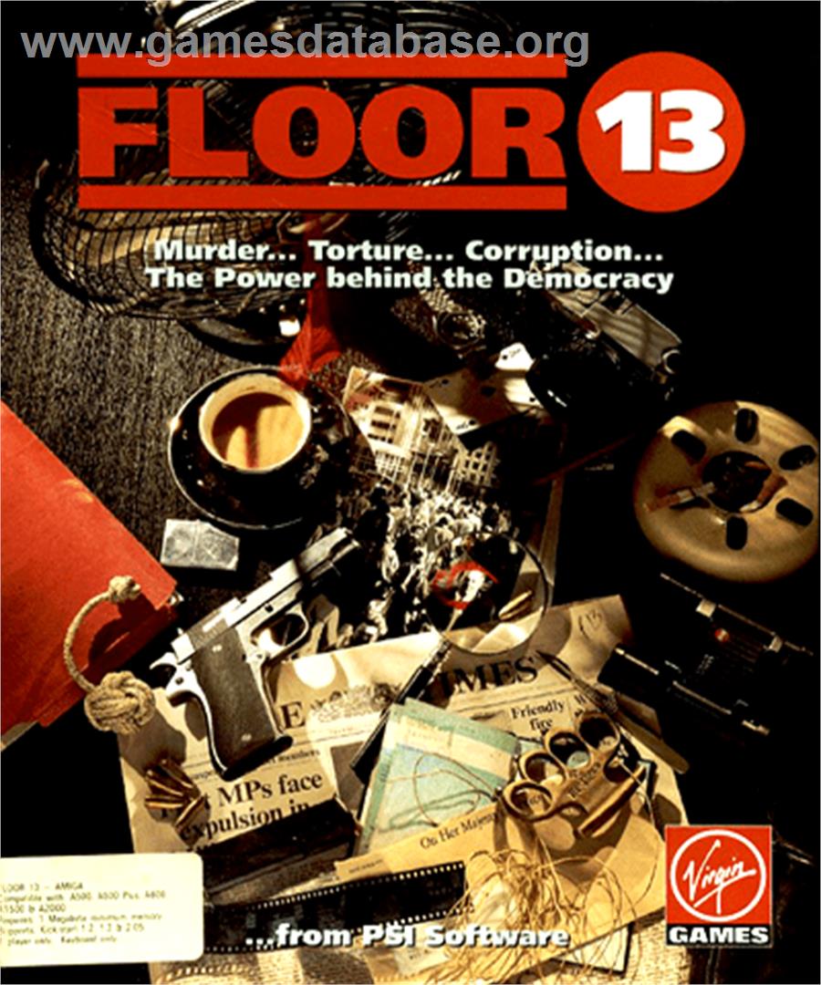 Floor 13 - Commodore Amiga - Artwork - Box