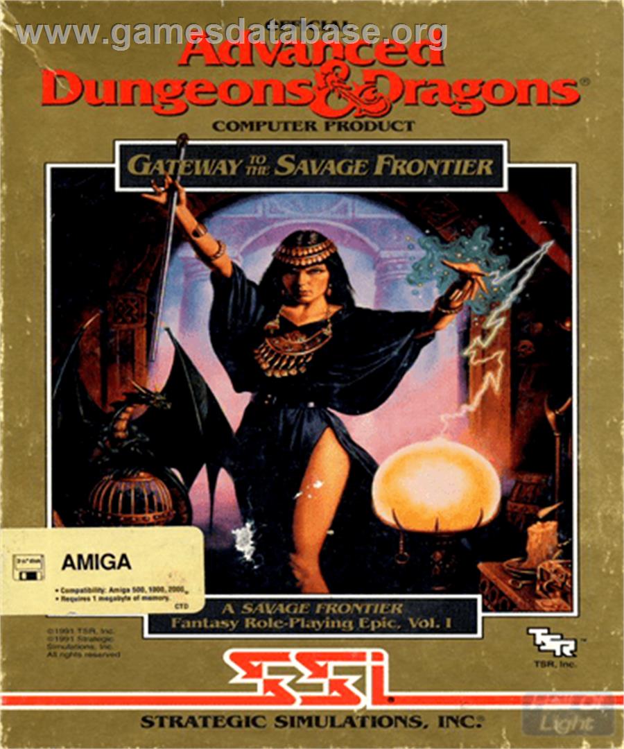 Gateway to the Savage Frontier - Commodore Amiga - Artwork - Box