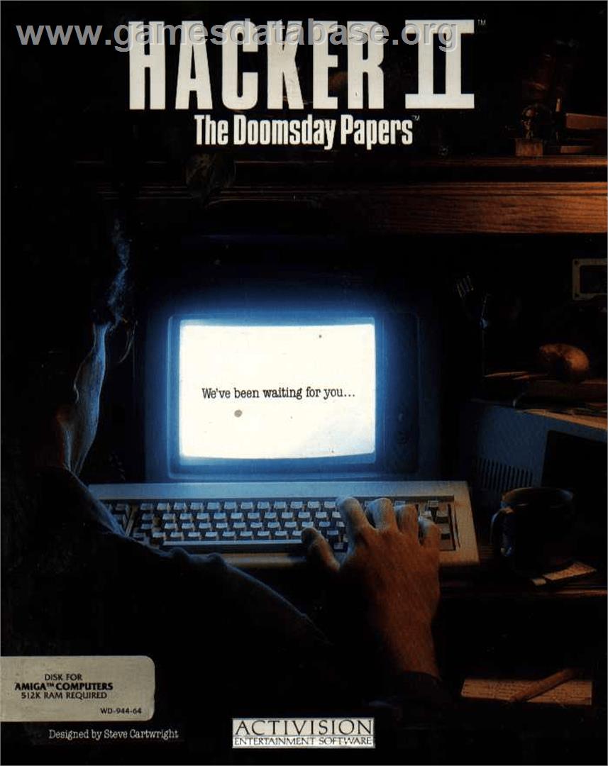 Hacker 2: The Doomsday Papers - Commodore Amiga - Artwork - Box