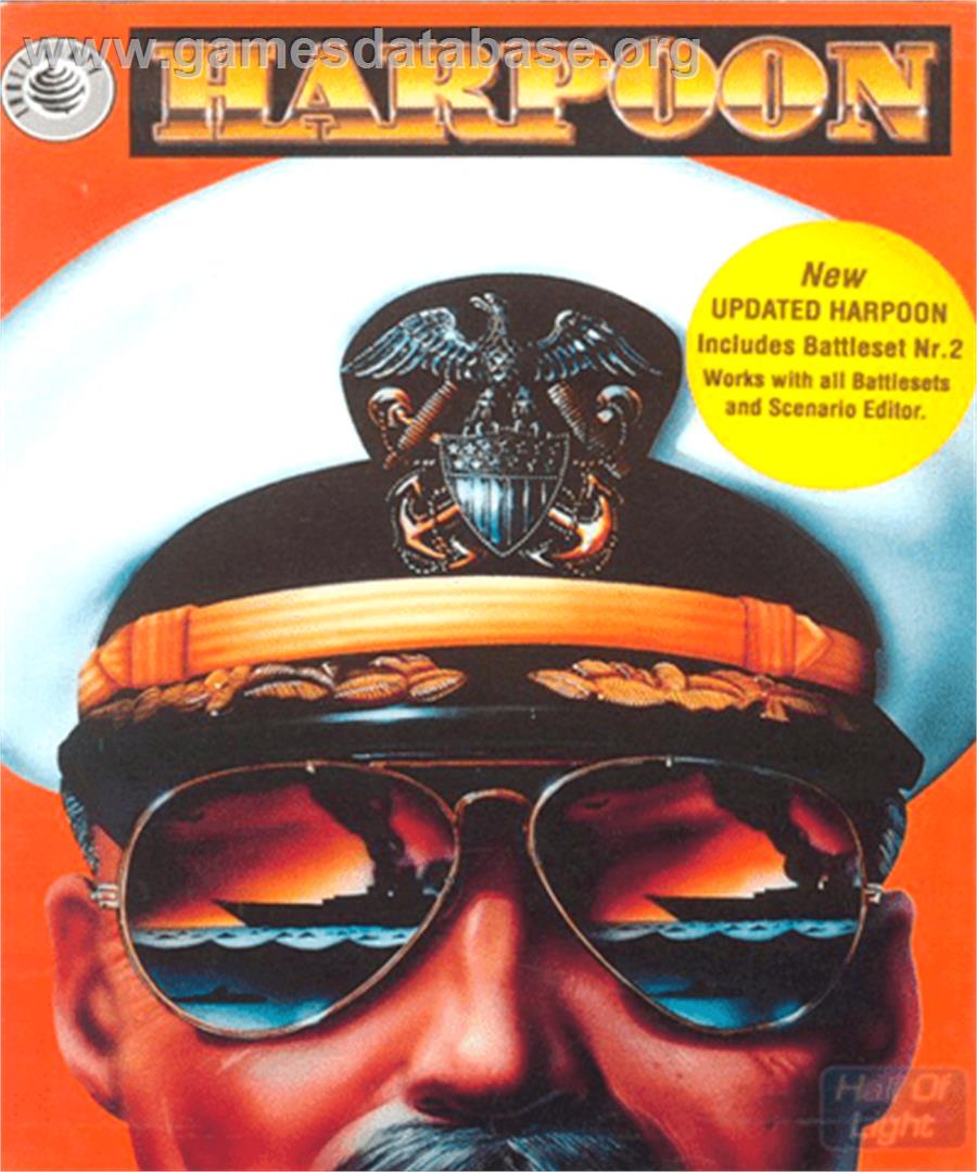 Harpoon & Battleset 2 - Commodore Amiga - Artwork - Box