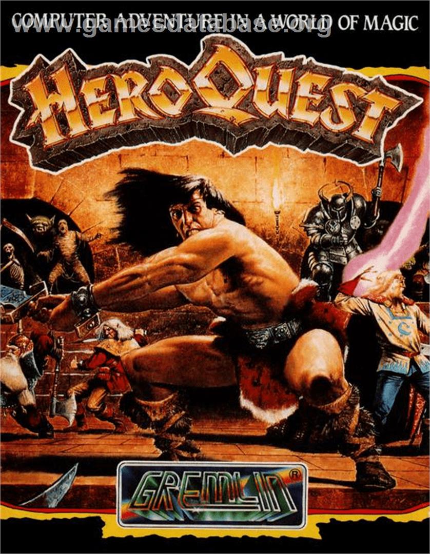 Hero Quest: Return of the Witch Lord - Commodore Amiga - Artwork - Box