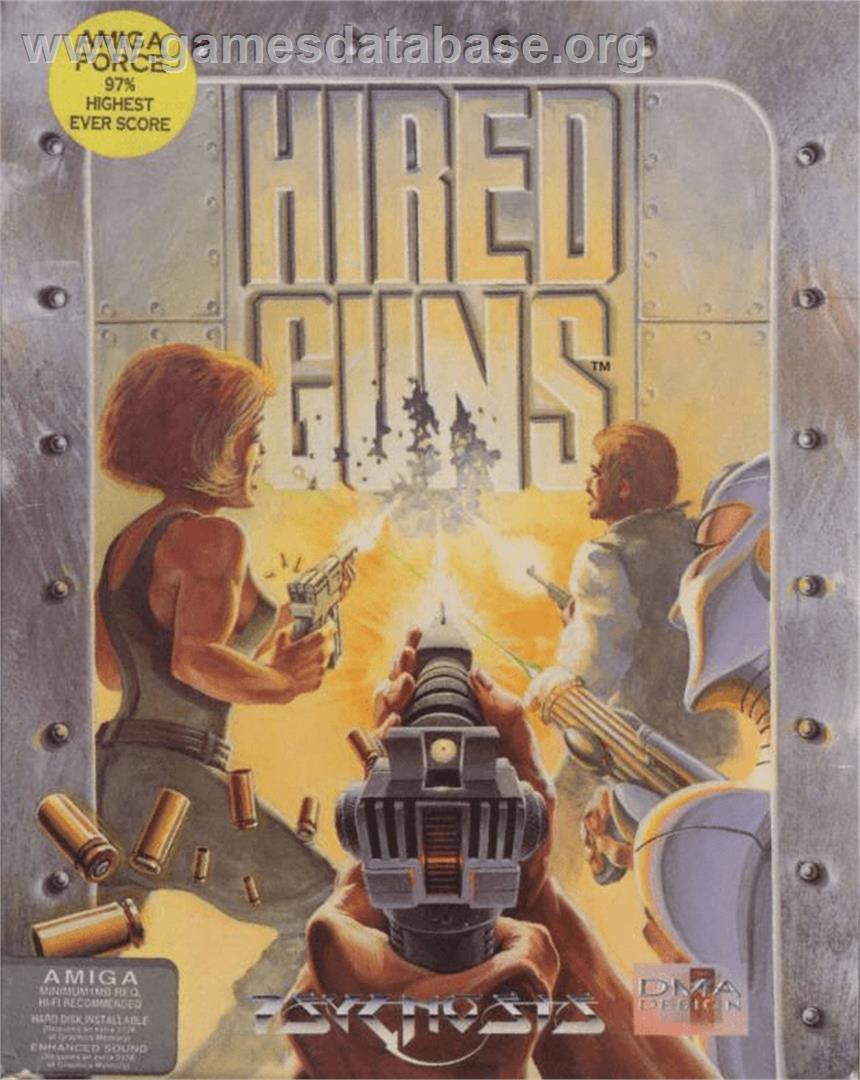 Hired Guns - Commodore Amiga - Artwork - Box