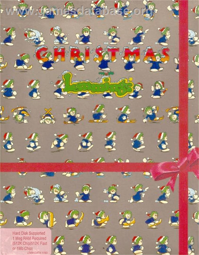 Holiday Lemmings - Commodore Amiga - Artwork - Box