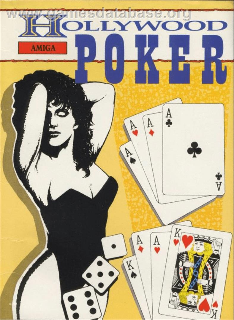Hollywood Poker - Commodore Amiga - Artwork - Box