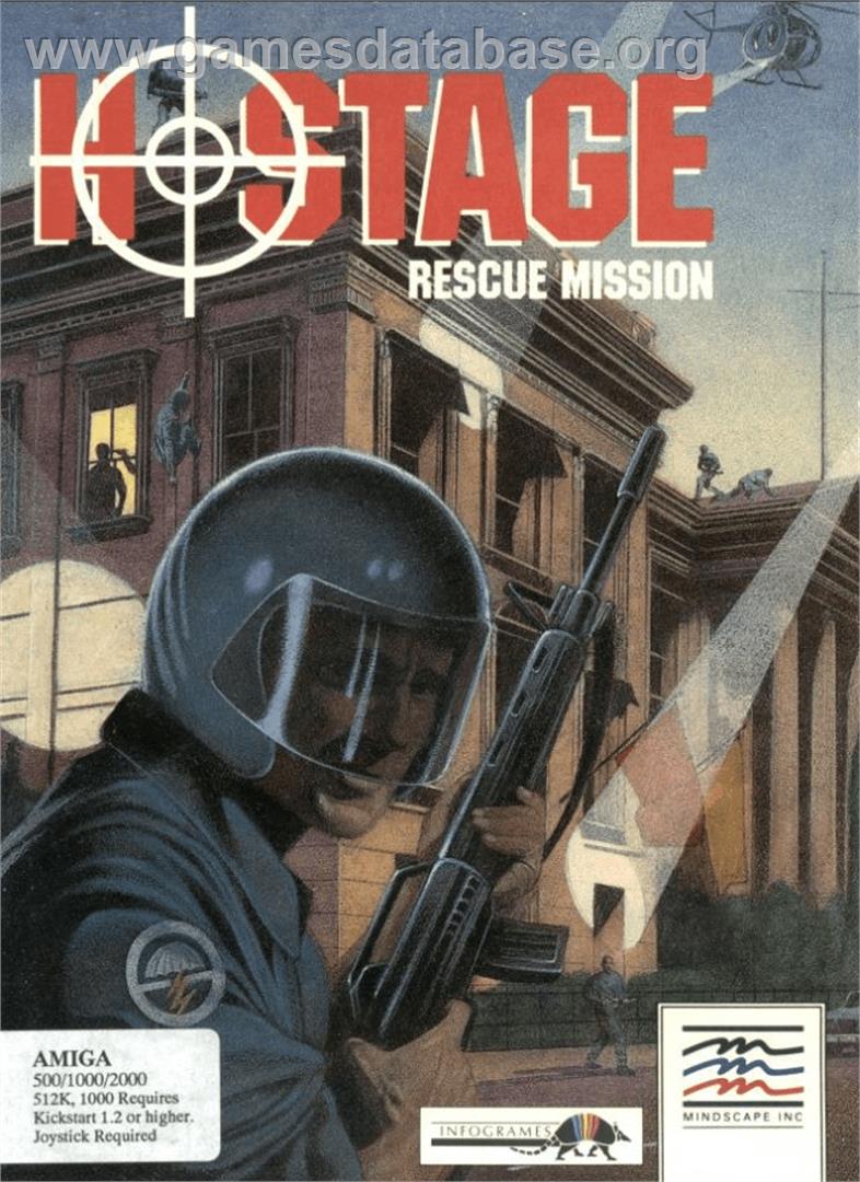 Hostage: Rescue Mission - Commodore Amiga - Artwork - Box