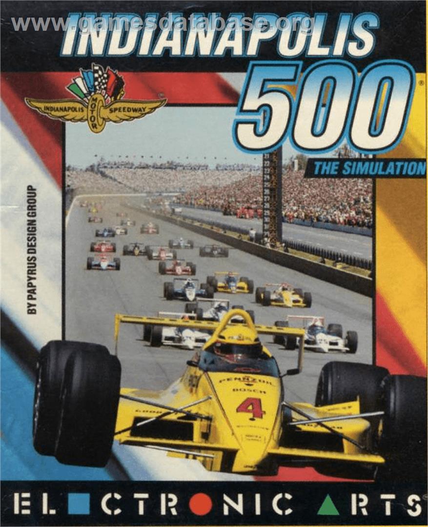 Indianapolis 500: The Simulation - Commodore Amiga - Artwork - Box