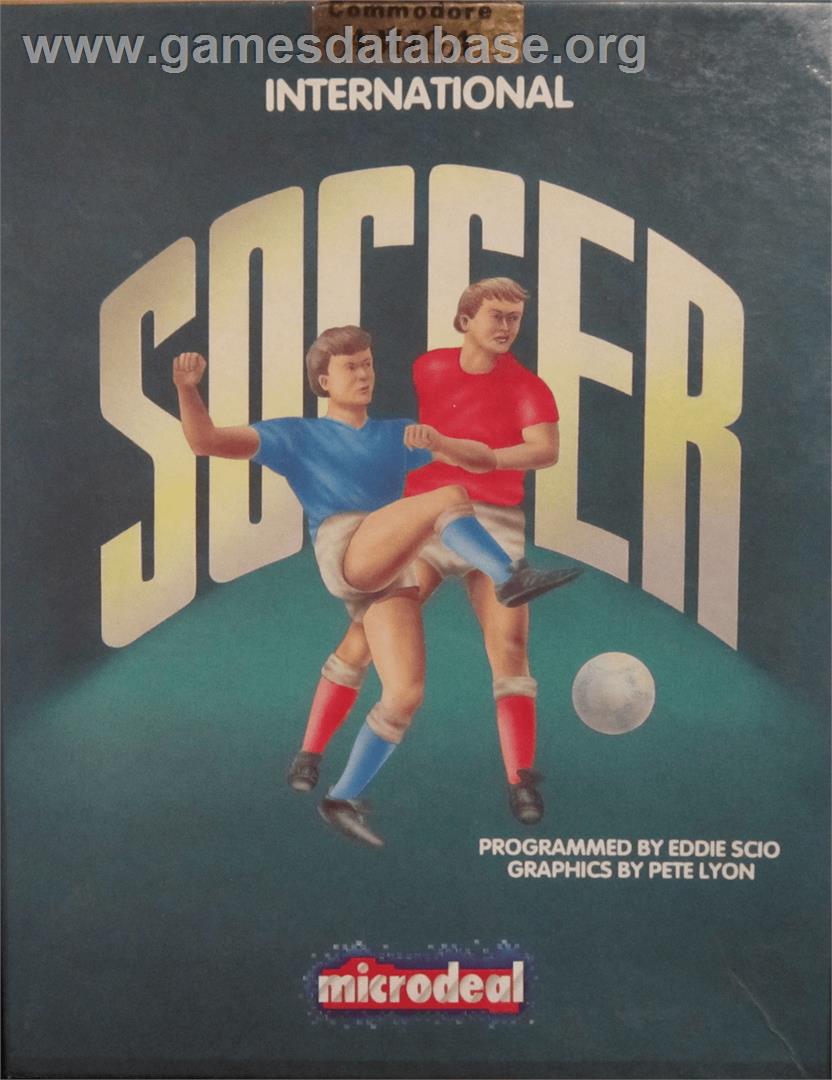 International Soccer - Commodore Amiga - Artwork - Box