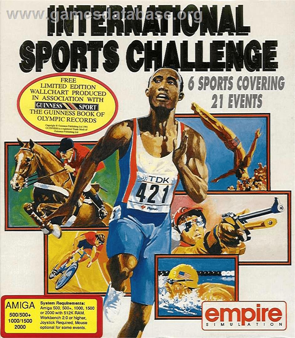 International Sports Challenge - Commodore Amiga - Artwork - Box