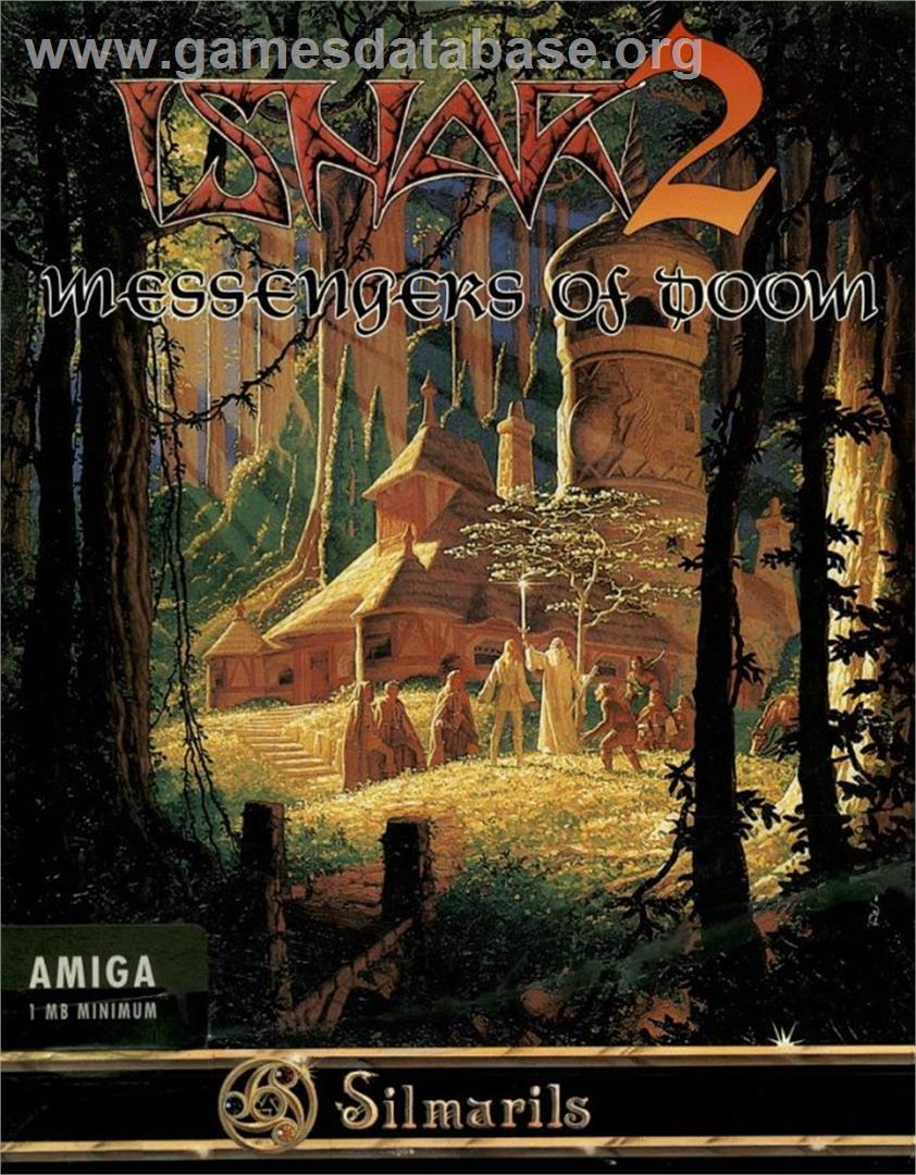 Ishar 2: Messengers of Doom - Commodore Amiga - Artwork - Box