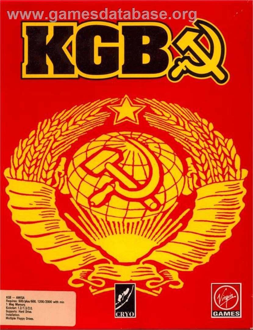 KGB - Commodore Amiga - Artwork - Box