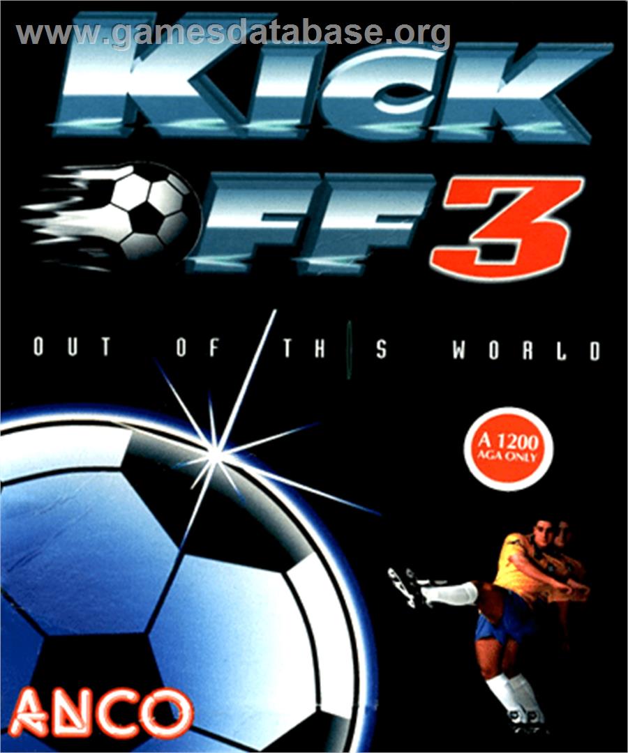 Kick Off 3 - Commodore Amiga - Artwork - Box