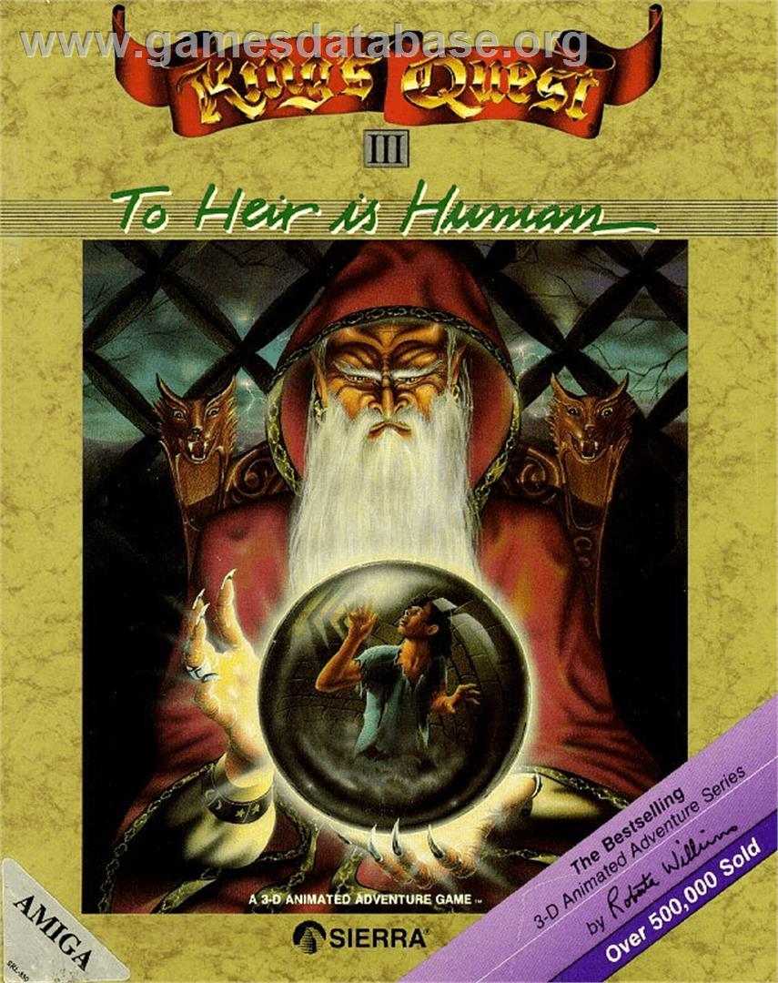 King's Quest III: To Heir is Human - Commodore Amiga - Artwork - Box